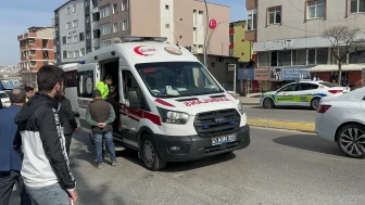 Kocaeli'nin Darıca ilçesinde motosikletli yayaya çarptı