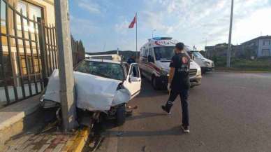 İşe gitmek için yola çıktı, alkollü sürücünün aracına arkadan çarpmasıyla şoke oldu