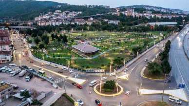 Derince Millet Bahçesi çevre yolları estetik görünüme kavuştu