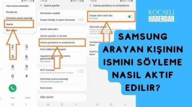 Samsung Arayan Kişinin İsmini Söyleme Nasıl Aktif Edilir?