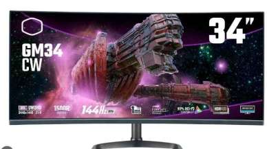 Bana Monitör Lazım Diyenler: Cooler Master 180 Hz Kavisli Monitör Geliyor