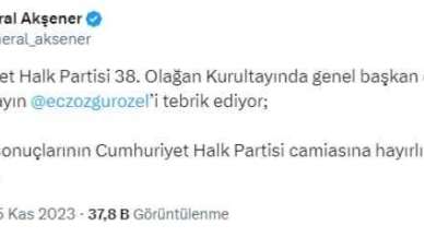 CHP Genel Başkanı Özgür Özel Oldu