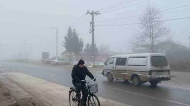 Düzce'de Yoğun Sis Etki Gösteriyor