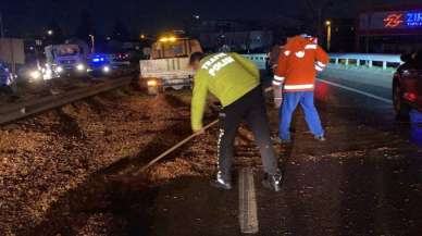 Trafik Polisinin Yardımı Büyük Dikkat Çekti!