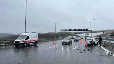 Kuzey Marmara Otoyolu’nda zincirleme kaza: 5 yaralı