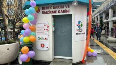 Kocaeli'de Emzirme ve bebek bakım kabini hizmete açıldı