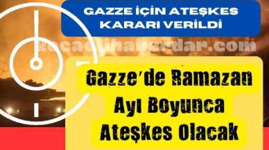 BM Gazze'de Ateşkes Kararı Aldı...