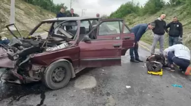 Sakarya'da Kaza Araçlar Hurdaya Döndü....