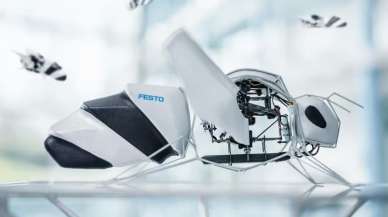 Festo'nun Yeni Robotik Arıları BionicBee Tanıtımı