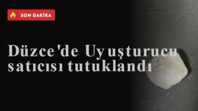 Düzce'de Uyuşturucu satıcısı tutuklandı