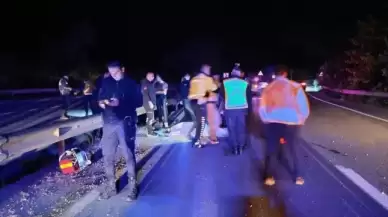 Sakarya Karasu'da Motosikletli Aydınlatma Direğine Çarptı...