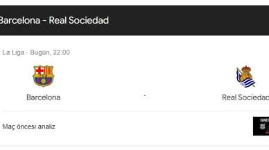 Barcelona - Real Sociedad (Futbol) Maçı Çekişmeli Mücadele...