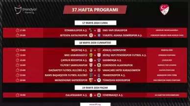 Galatasaray - Fenerbahçe Derbisi Ne Zaman? İşte Süper Lig'de 37. Hafta Programı!