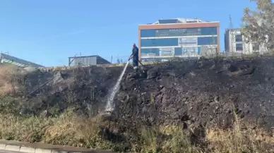 Kocaeli Gebze’de Arazide Yangın Çıktı