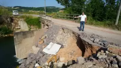 Kocaeli'de O Köprü Selden Zarar Gördü!