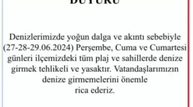 Son Dakika Sakarya Sahillerinde Deniz Yasağı 3 Gün Sürecek