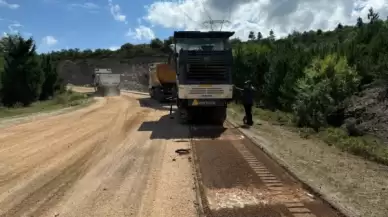 Derince İle Köyler Arasındaki Yol Yenileniyor