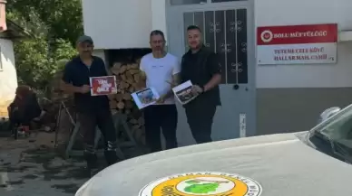 Bolu'da Köy Köy Dolaşıp Orman Yangını Uyarısı Yaptılar