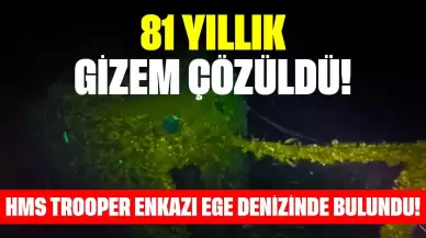 81 Yıllık Gizem Çözüldü! HMS Trooper Enkazı Ege Denizinde Bulundu