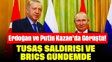 Erdoğan ve Putin Kazan'da Görüştü! TUSAŞ Saldırısı ve BRICS Gündemde