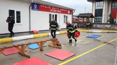 Kocaeli'de İtfaiye Adayları Yarışıyor! 96 Aday İtfaiye Eri Olacak