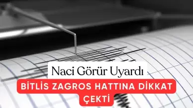 Deprem Uzmanı Naci Görür Uyardı: "Bitlis-Zagros Hattına Dikkat!"