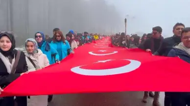 Düzce, Sarıkamış Şehitlerini andı: 110. Yıl Yürüyüşü düzenlendi