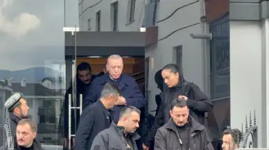 Cumhurbaşkanı Erdoğan Bolu'da taziye evinden ayrıldı