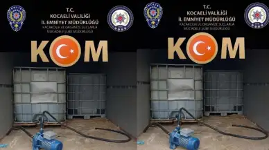 Kocaeli Kartepe'de 6 bin litre kaçak akaryakıt ele geçirildi