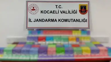 Kocaeli Gebze ilçesinde 400 elektronik sigara ele geçirildi