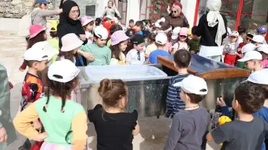 Düzce Üniversitesi Süs ve Tıbbi Bitkiler Botanik Bahçesi anaokulu öğrencilerine ev sahipliği yaptı