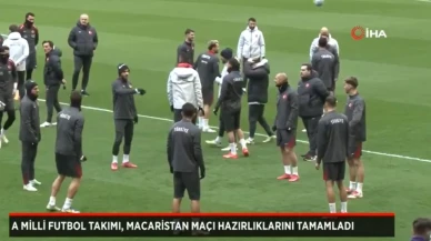 A Milli Futbol Takımı, Macaristan maçına hazır