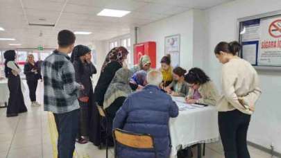 Hastane ayaklarına geldi, 12 branşta sağlık taraması yapıldı