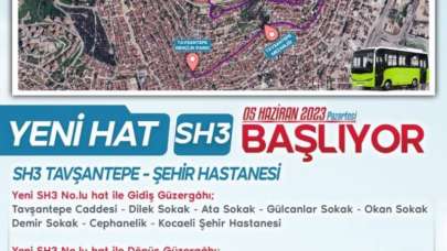 Şehir Hastanesine Yeni Hat