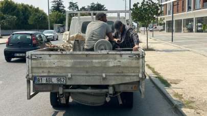 Trafik ekiplerinin titiz denetiminde yakalandı