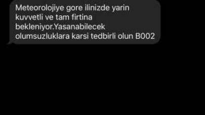 Saatte 100 kilometre hızla esecek AFAD ve Valilik uyardı