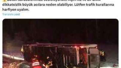 Kastamonu'da Feci Otobüs Kazası