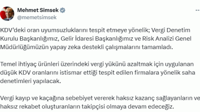 Bakan Şimşek Vergi Denetimi Açıklaması Yaptı