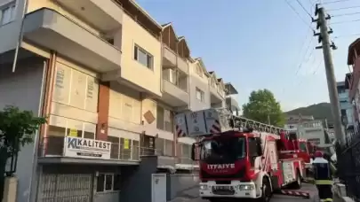 Kocaeli'de Bulaşık Makinesi Yangın Çıkardı...