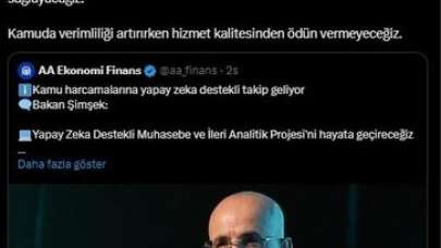 Kamu Harcalamalarına Yapay Zeka ile Yön Verilecek