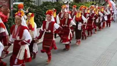 Kocaeli 1. Balkan Halk Oyunları Festivali başladı