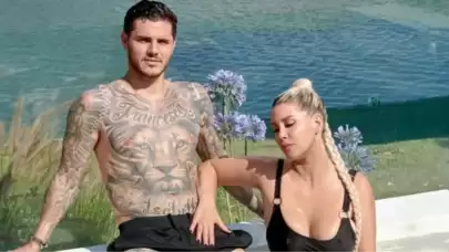 Wanda Nara, Mauro Icardi'yle banyodan çırılçıplak video paylaştı