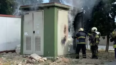 İzmit'te Trafo Yangını Elektriksiz Bıraktı