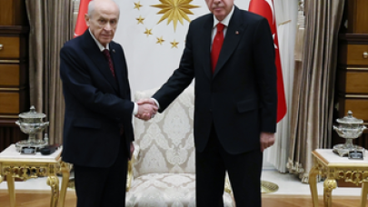 Cumhurbaşkanı Erdoğan Beştepe'de Bahçeli ile görüştü