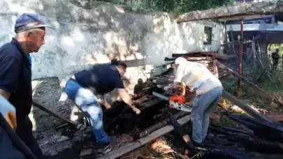 Bolu'da Kümesteki Yangına Erken Müdahale Faciayı Önledi