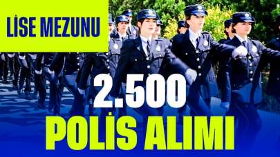 Polis Akademisi Lise Mezunu 2.500 Polis Alımı Başvuruları Devam Ediyor!