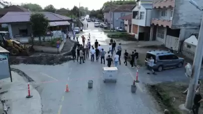 Düzce'de Yolu Kapatan Köylülerden Doğalgaz Tepkisi