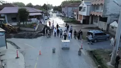 Doğalgaz İçin Yolu Trafiğe Kapatan Köyüler Vali İle Görüştü