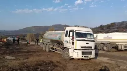 Çayırova’dan Kızılcahamam’a Yangını Söndürme Desteği