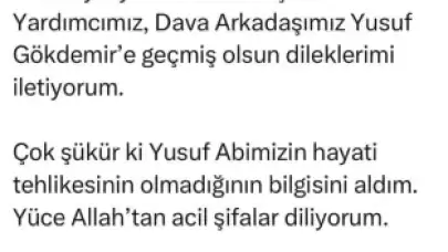 AK Parti Sakarya İl Başkan Yardımcısı Yorgun Merminin İsabet Etmesiyle Yaralandı